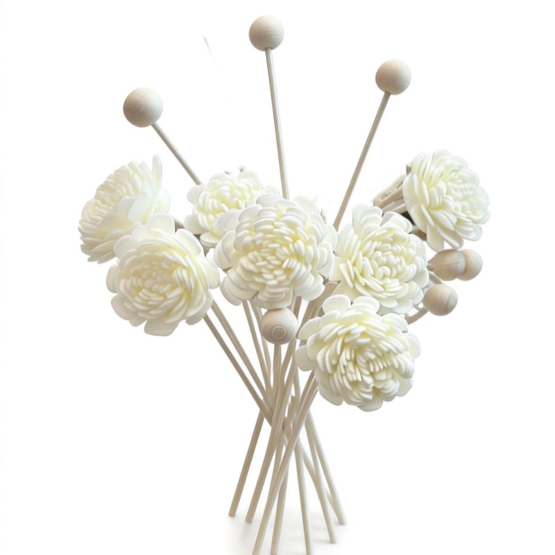 Reed Diffuser Set - 10 STKS Kunstbloem Rotan Riet Geur