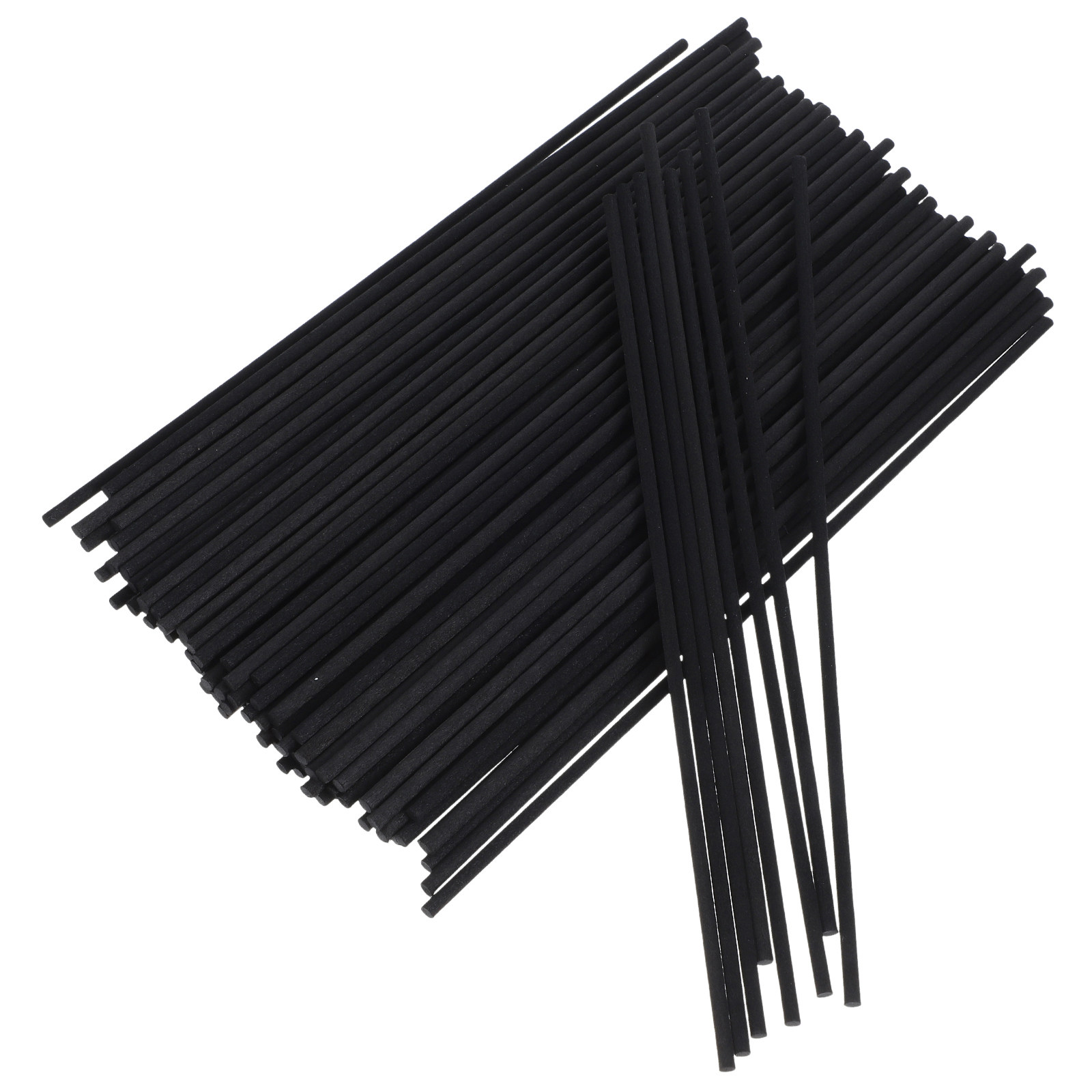 Home Fragrance Us - 100 stuks zwarte diffuserstaven van vezel,