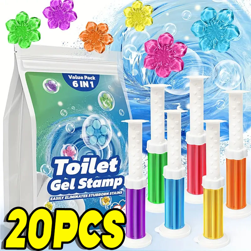 Home Fragrance Gel - 1/20 Stuks Bloem Wc Cleaner Gel