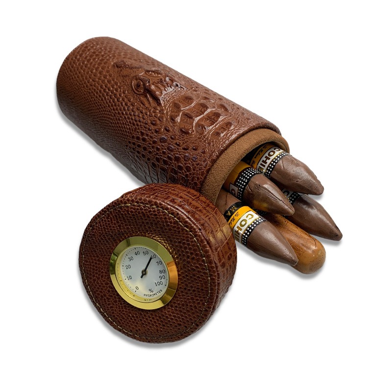 Home Fragrance Maple Walnut - Lederen Reizen Humidor Sigarenkistje Cederhout Draagbare