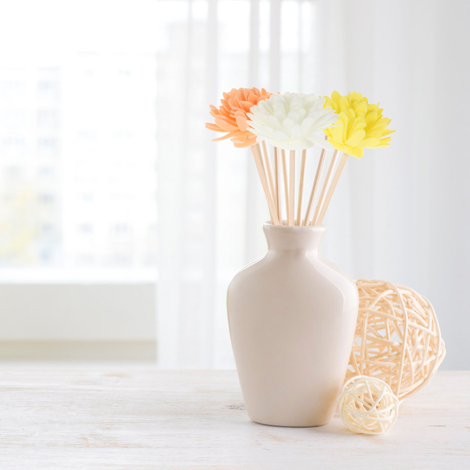 Home Fragrance Diffuser Refills - 12 stuks rietdiffuser bloemstokjes, kunstmatige olie,