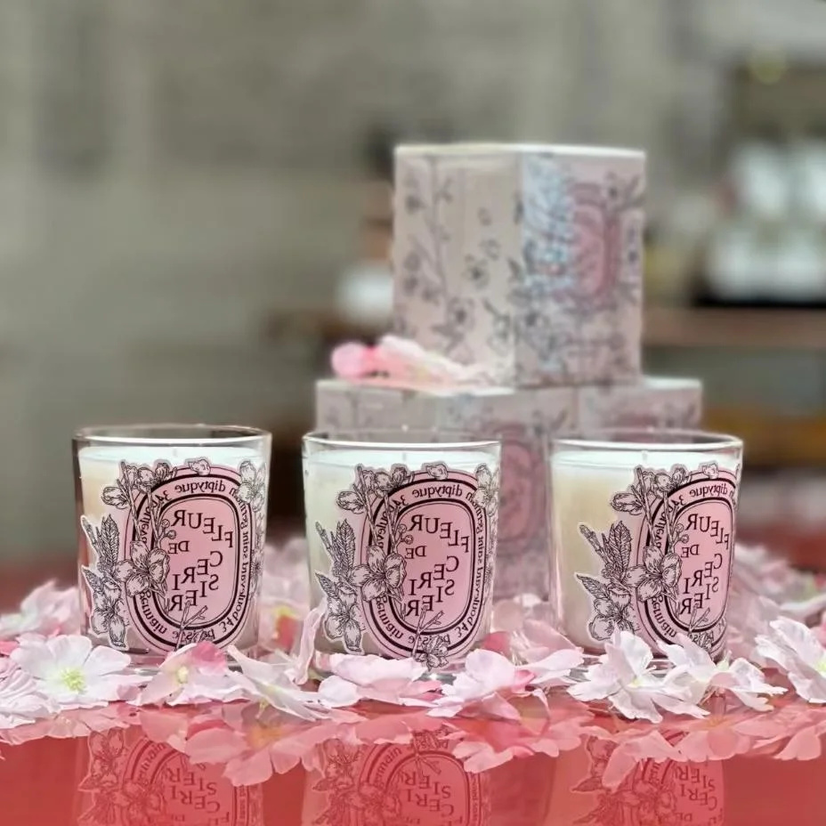 Quality Home Fragrance - Romantische Limited Diptyques Kaarsen Sakura Geparfumeerde