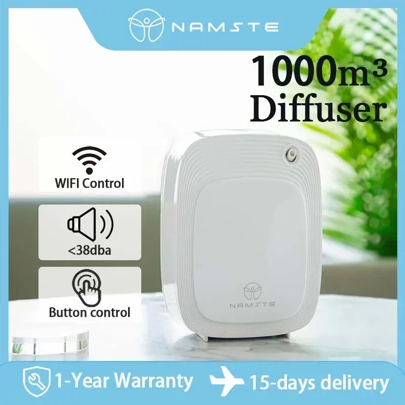 Home Fragrance Brands - Namaste 1000m³ Aroma Diffuser Machine 200ML