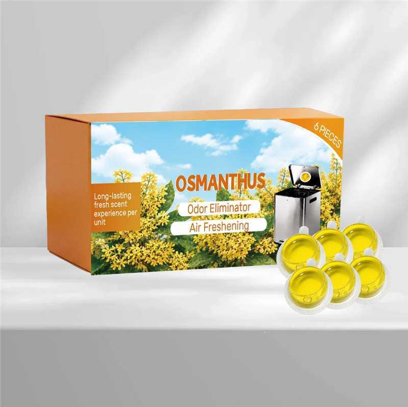 Home Fragrance Gel - Afvalbakverfrisser 6 stuks/set Langdurige Geurige Geur
