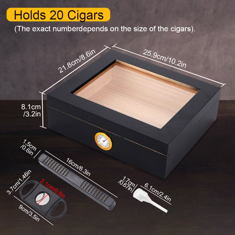 20-30 Sigaar Humidor Cederhout - Home Fragrance Maple Walnut recensie en prijs