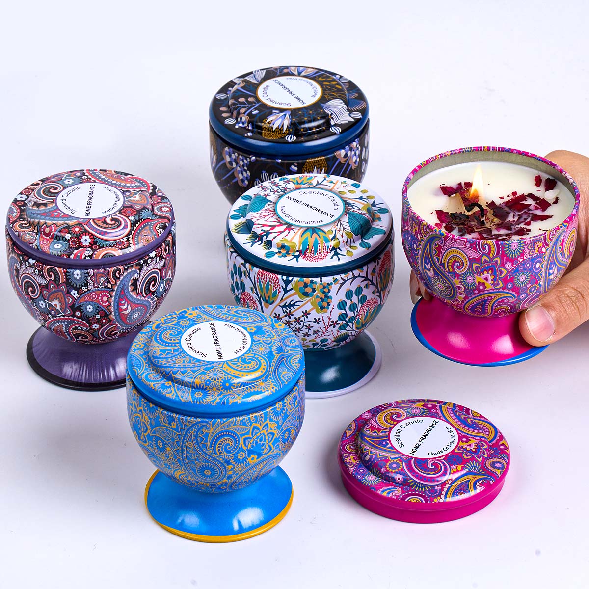 Beker Bloemen Geurkaars Doos R - Home Fragrance Wax Melts recensie en prijs
