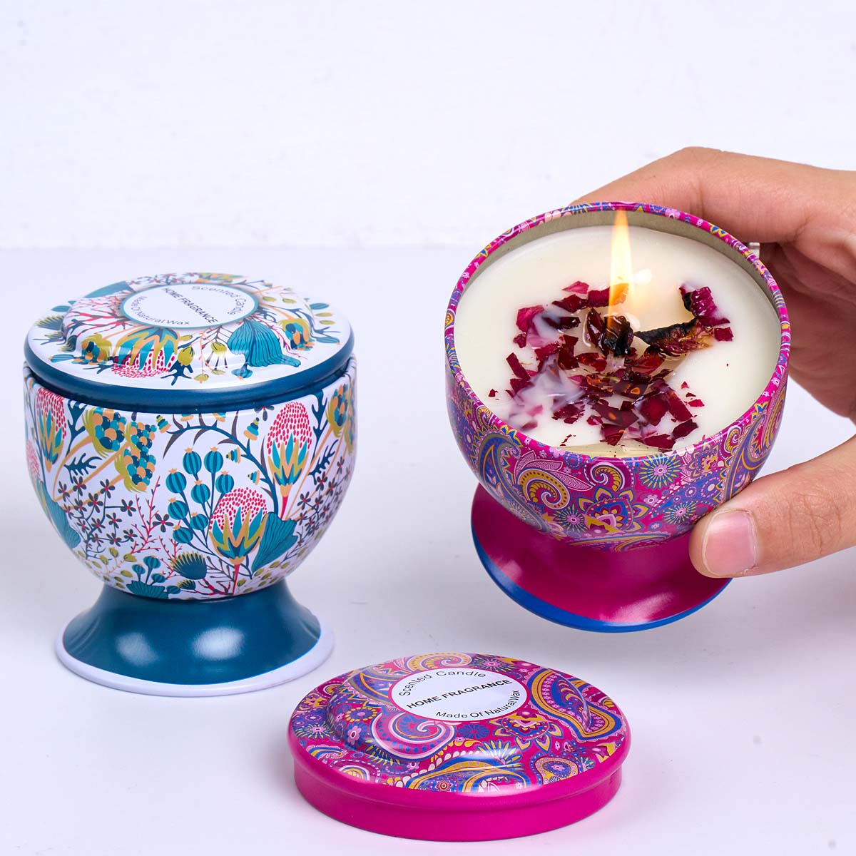 Beker Bloemen Geurkaars Doos R - Home Fragrance Wax Melts recensie en prijs