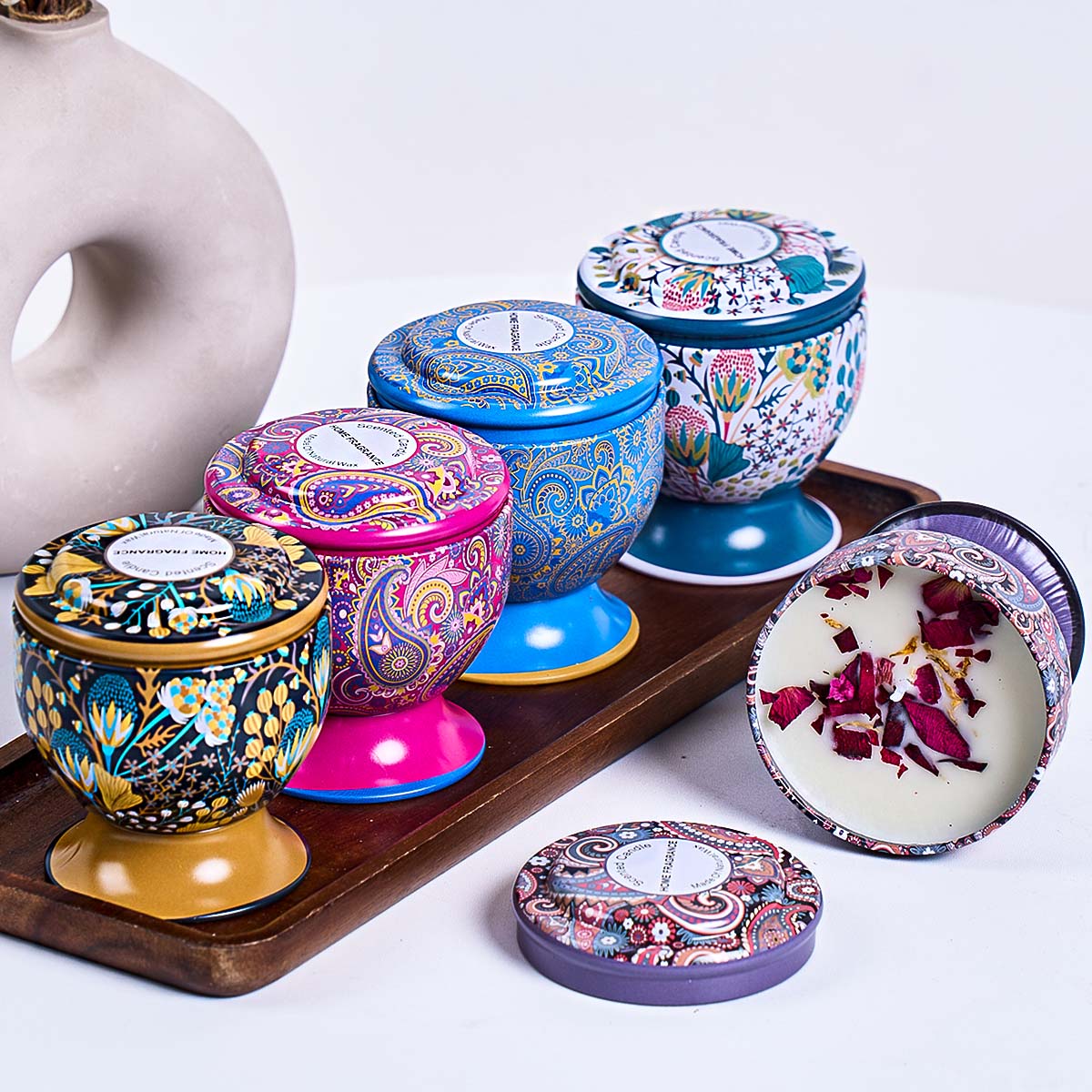 Beker Bloemen Geurkaars Doos R - Home Fragrance Wax Melts recensie en prijs