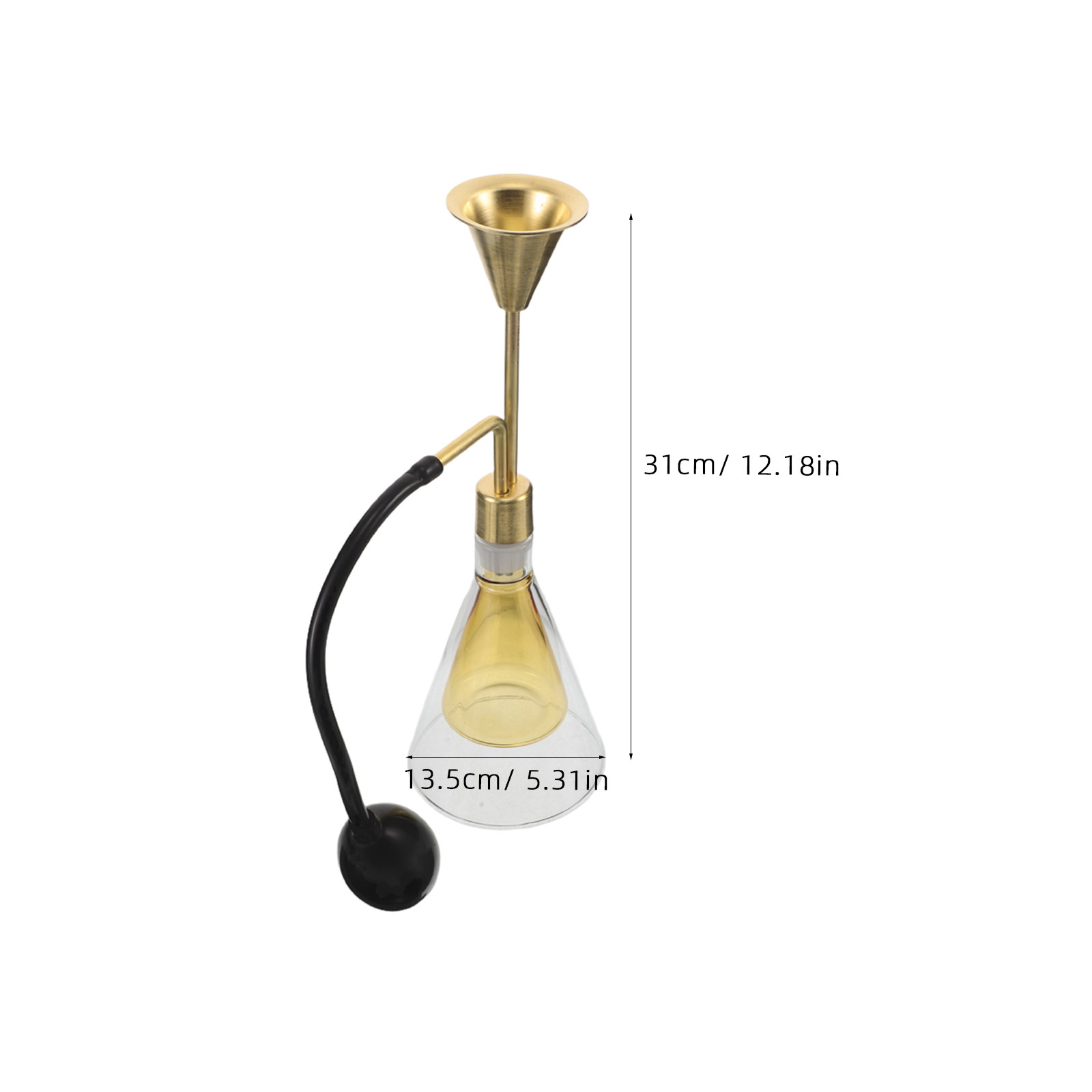 Dubbelwandige glazen fles voor - Home Fragrance Us recensie en prijs