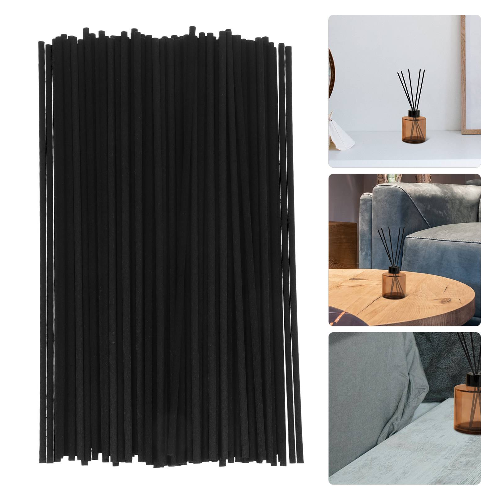 100 stuks zwarte diffuserstave - Home Fragrance Us recensie en prijs