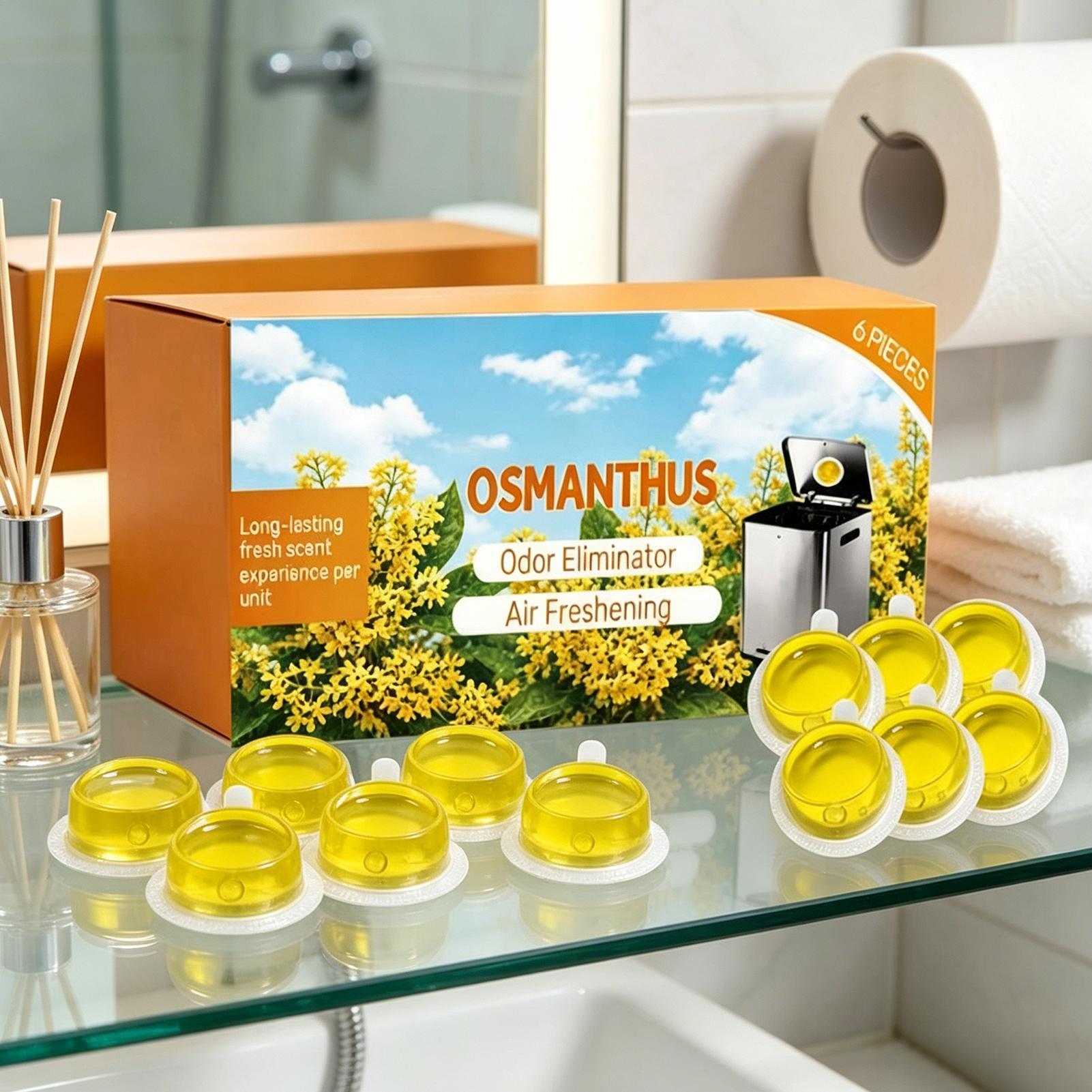 Afvalbakverfrisser 6 stuks/set - Home Fragrance Gel recensie en prijs